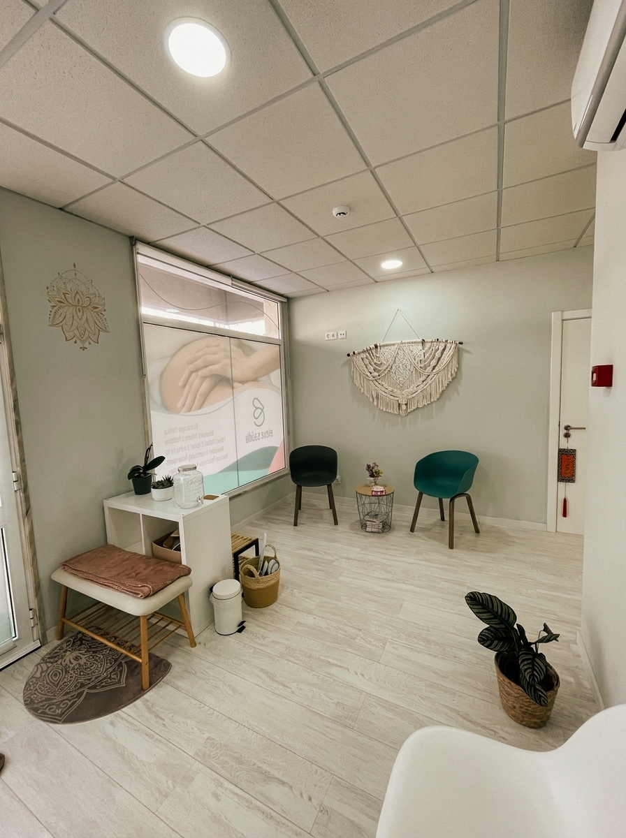 Detalhe do espaço clínico da Eleva Saúde